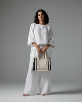 Monarque Tote - White